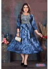 Jlf Aarna V1 Embroidery Rayon Anarkali Long Kurtis Catalog

